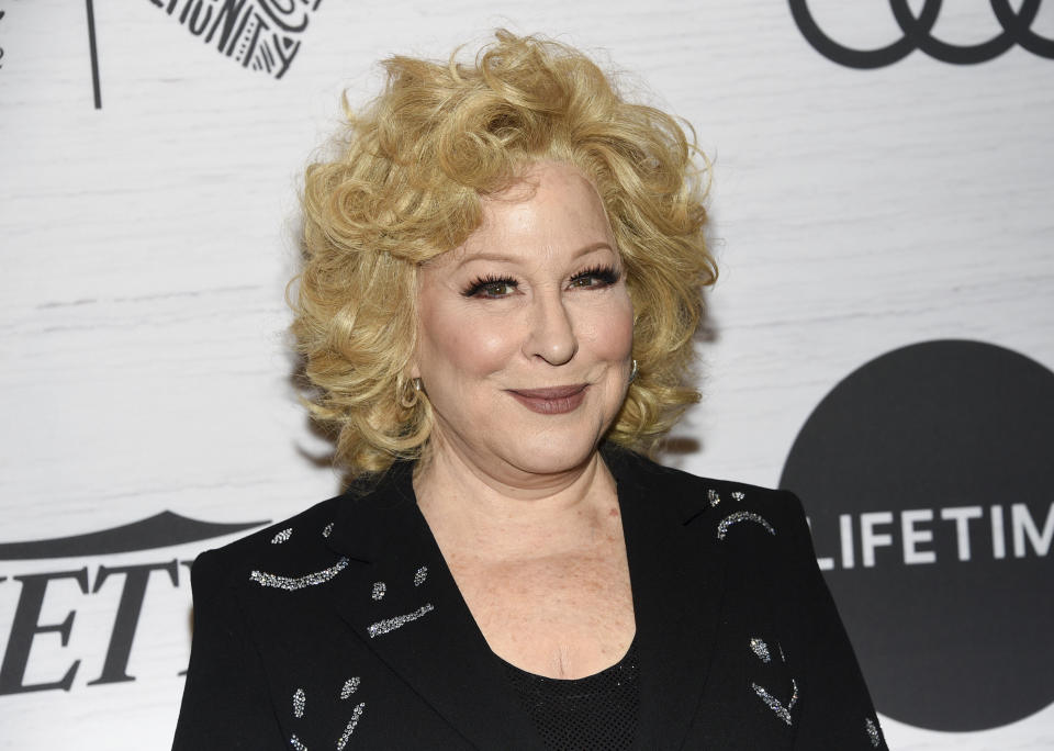 Honoree Bette Midler attends Variety's Power of Women: New York presented by Lifetime at Cipriani 42nd Street on Friday, April 5, 2019, in New York. (Photo by Evan Agostini/Invision/AP)