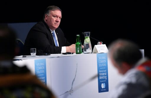 US Secretary of State Mike Pompeo assured his Arctic counterparts that "the Trump administration shares your deep commitment to environmental stewardship"