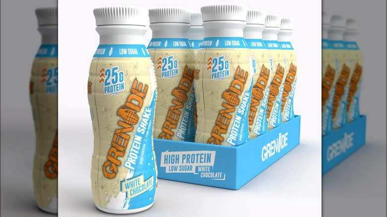 Grenade Protein Shakes in box