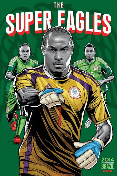 Nigeria poster (Cristiano Siqueira for ESPN)