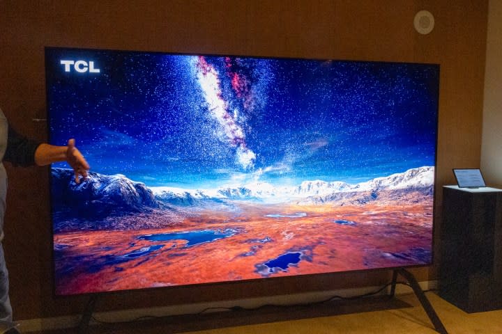 The 115-inch TCL QM89 television.