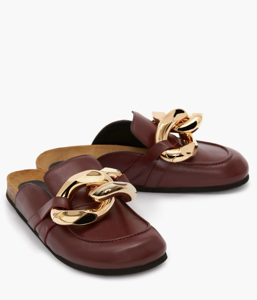 JW Anderson涼鞋官網低至7折！人氣款金扣密頭Chain Loafer、皮革樂福涼鞋低至$2,521