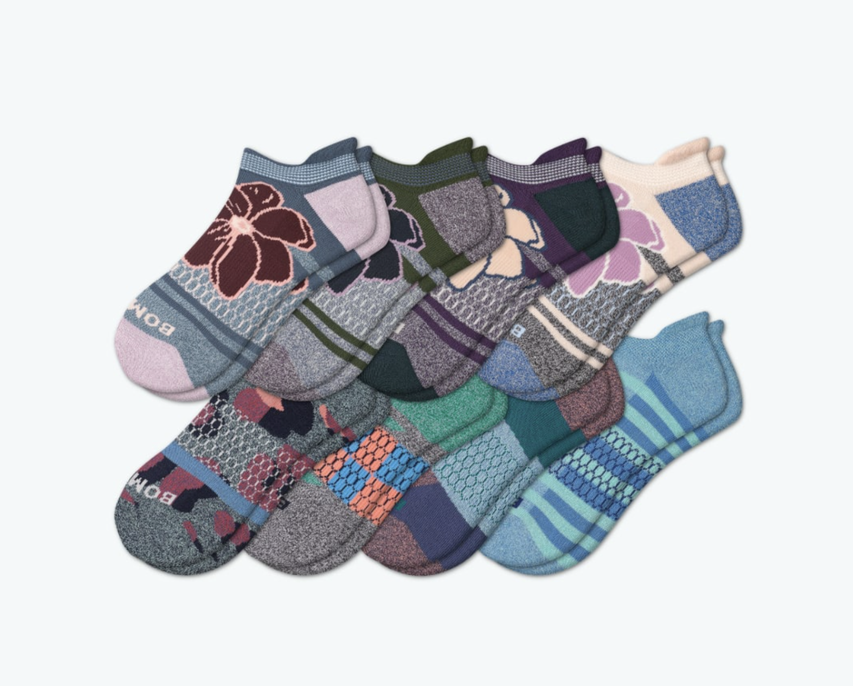 Bombas Women's Ankle Sock 8-Pack