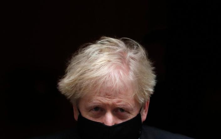 Boris Johnson leaves 10 Downing Street – Frank Augstein/AP