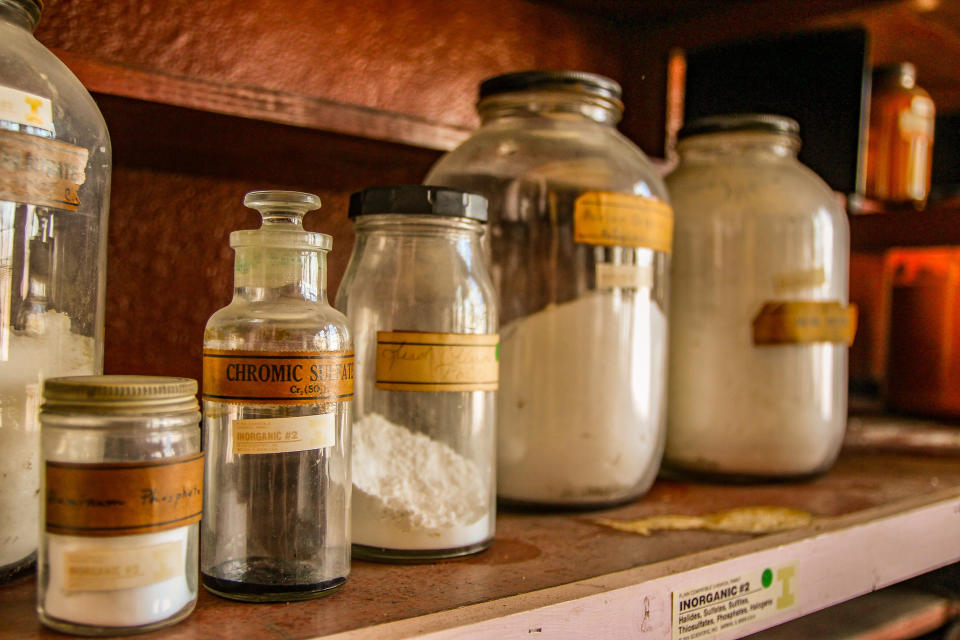 Eerie photographs capture abandoned school filled with dangerous chemicals