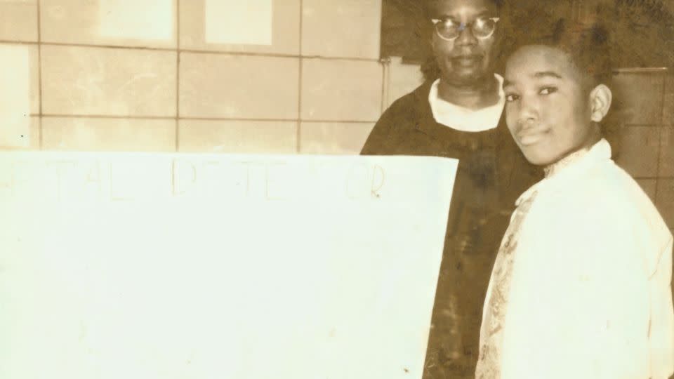 Lanny Smoot, seen here with his Mom at a childhood science fair, says he's been inventing since he was young. - Courtesy Lanny Smoot