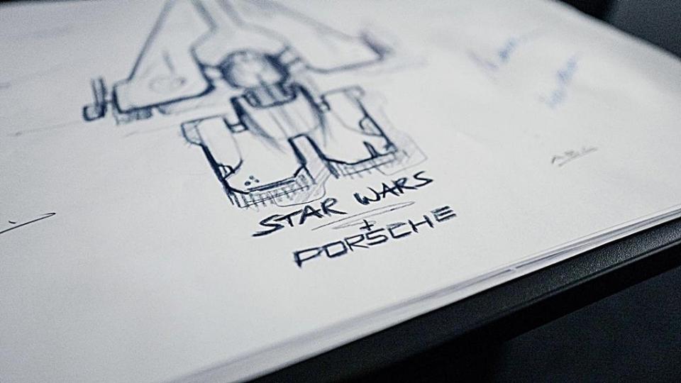 PORSCHE保時捷跨足電影，和好萊塢電影公司合作設計Star Wars星際