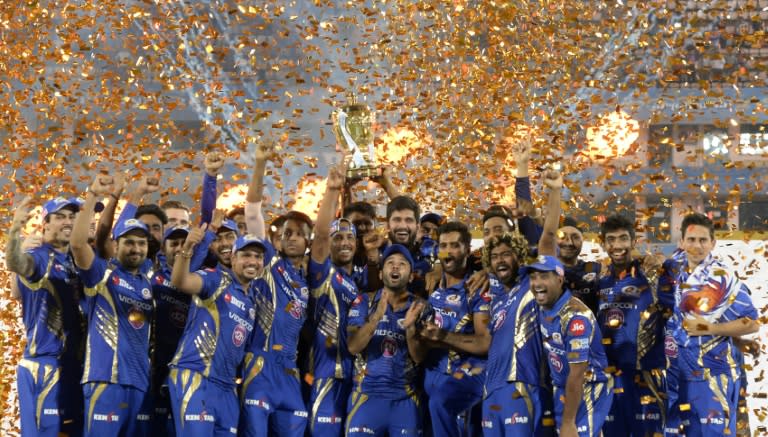 Mumbai are the first team to win the IPL three times in its 10 year history