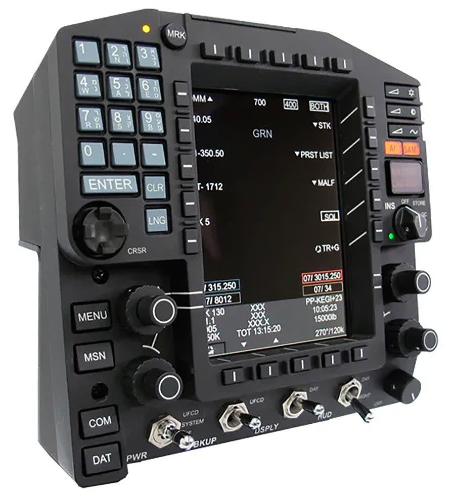 The Astronautics F-15 Up Front Control Display (UFCD). <em>Astronautics</em>