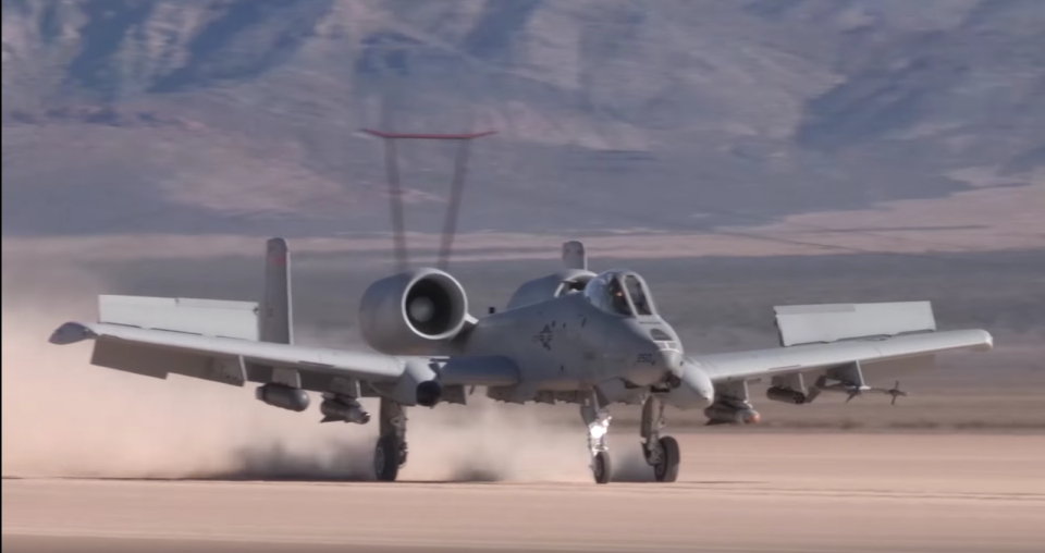 A-10 landing