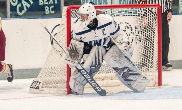 Boutilier says while there are professional leagues now for women's hockey, the top female players only make thousands of dollars a year and usually have to work another full-time job, as well as play hockey.