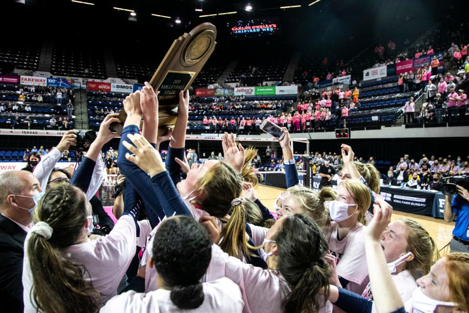 Cedar Rapids Xavier, the Class 4A state volleyball champion in 2020, comes into the state tournament ranked No. 1 in 4A.