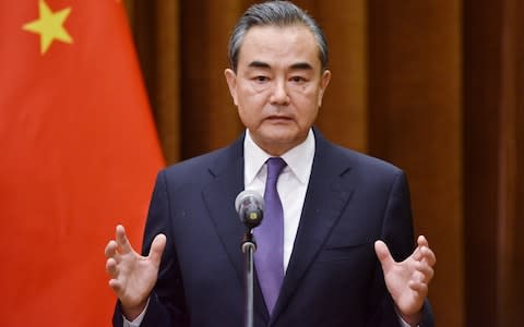 Chinese Foreign Minister Wang Yi  - Credit: AFP
