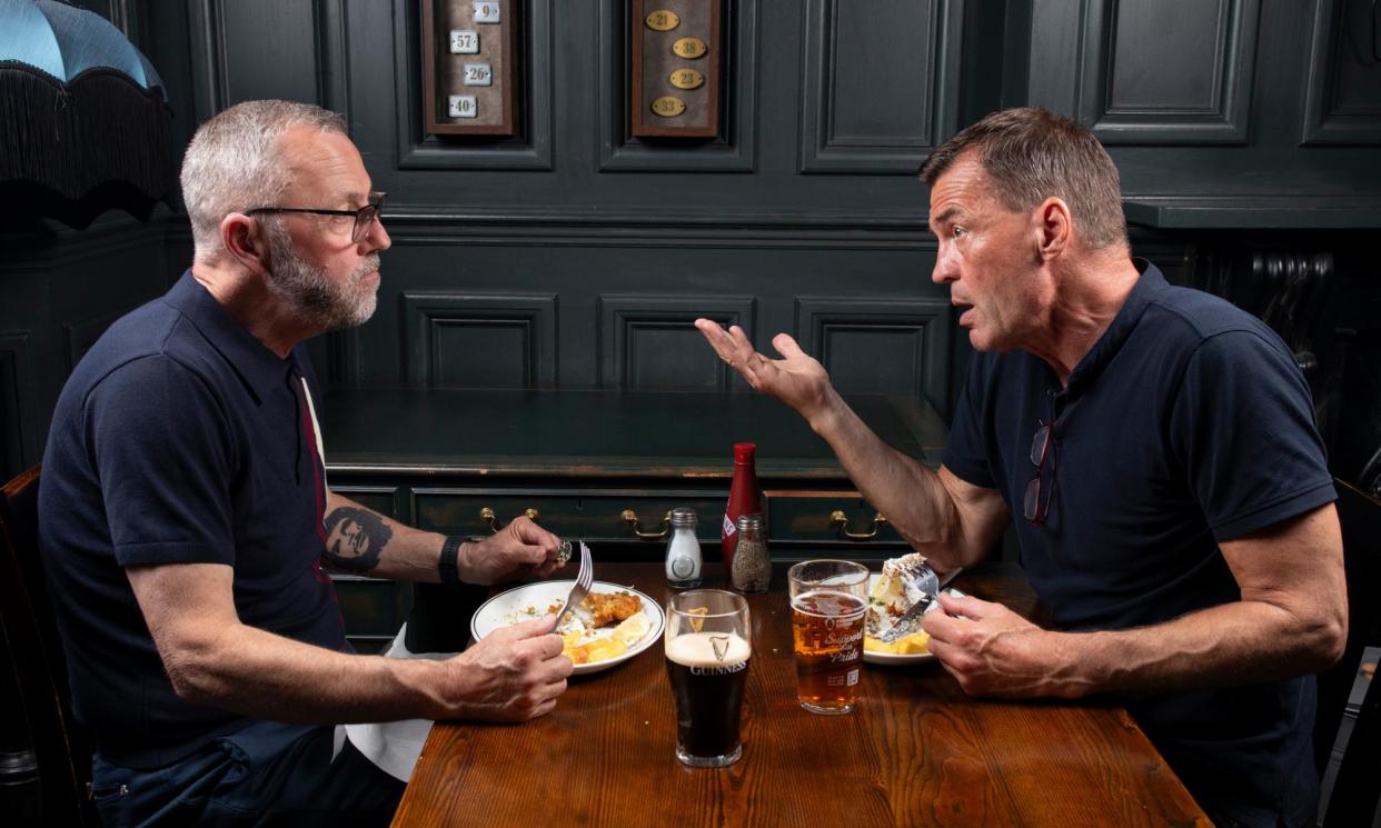 <span>Stuart (left) and Stephen. All photographs: Andrew Fox/The Guardian</span><span>Photograph: Andrew Fox/The Guardian</span>