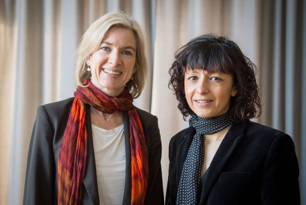 Jennifer A. Doudna and Emmanuelle Charpentier