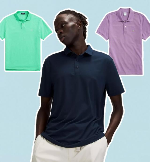 Cotton Pique Polo Shirt With Embroidered Silk Collar (Slim Fit)