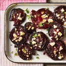 <p>We take a classic pairing—beets and feta—and make it even tastier by roasting the beets before smashing them to create crispy edges. <a href="https://www.eatingwell.com/recipe/7922255/crispy-smashed-beets-with-feta/" rel="nofollow noopener" target="_blank" data-ylk="slk:View Recipe;elm:context_link;itc:0;sec:content-canvas" class="link ">View Recipe</a></p>