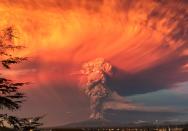 <span><b>9th most popular.</b><br>Smoke and ash rise from the Calbuco volcano as seen from the city of Puerto Montt, April 22, 2015. (REUTERS/Rafael Arenas)</span>