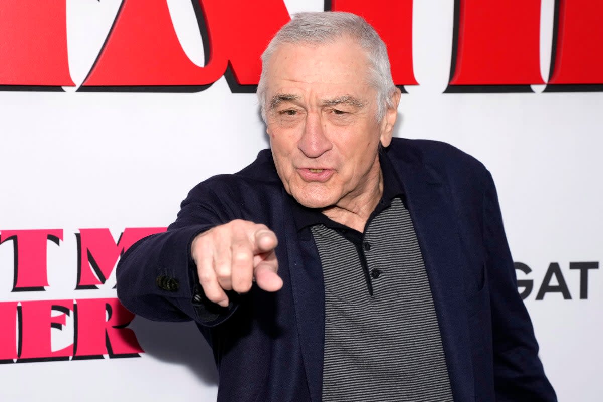 Robert De Niro attends the About My Father premiere at the SVA Theater in New York on Tuesday (Charles Sykes/Invision/AP)