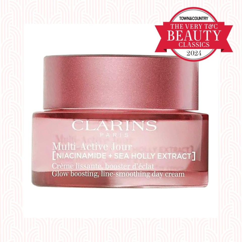 <p><a href="https://go.redirectingat.com?id=74968X1596630&url=https%3A%2F%2Fwww.clarinsusa.com%2Fen%2Fmulti-active-day-face-cream---all-skin-types%2FCS00952495.html&sref=https%3A%2F%2Fwww.townandcountrymag.com%2Fstyle%2Fbeauty-products%2Fg60653636%2Fbeauty-awards-2024%2F" rel="nofollow noopener" target="_blank" data-ylk="slk:Shop Now;elm:context_link;itc:0;sec:content-canvas" class="link ">Shop Now</a></p><p>Multi-Active Day Face Cream</p><p>clarinsusa.com</p><p>$59.00</p>