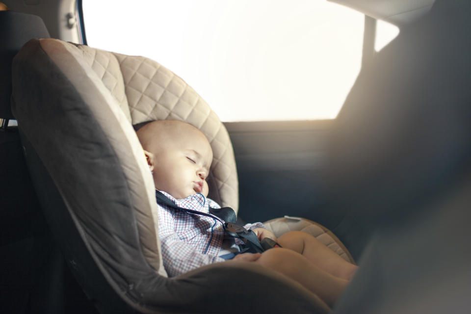 Is it ever OK to leave a baby in a car alone? (Photo: Getty Images)