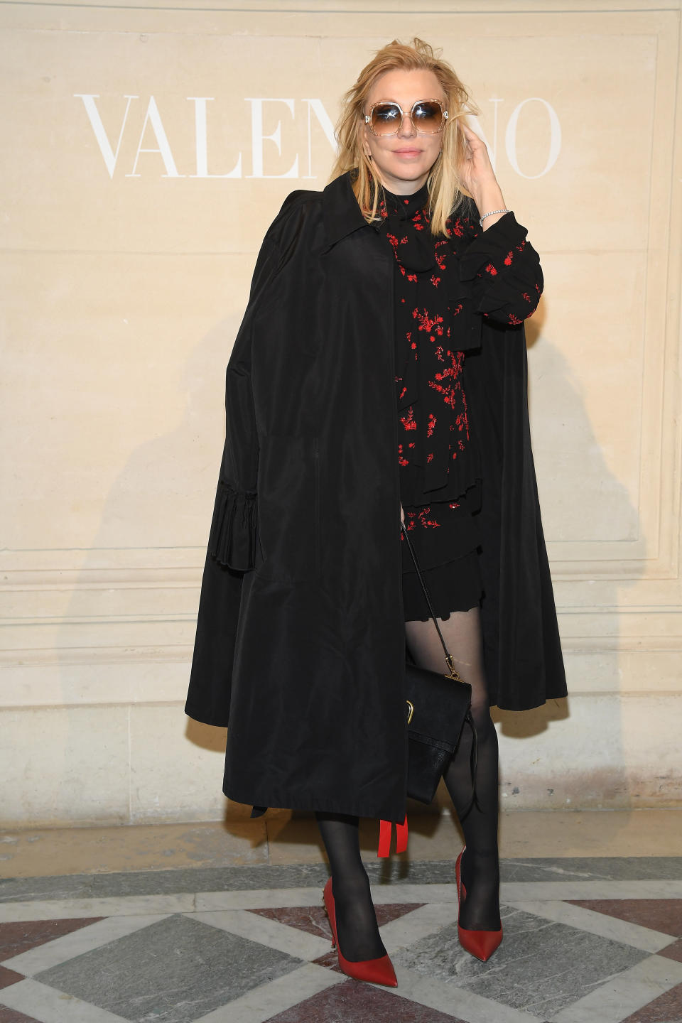 Courtney Love at the Valentino SS19 show