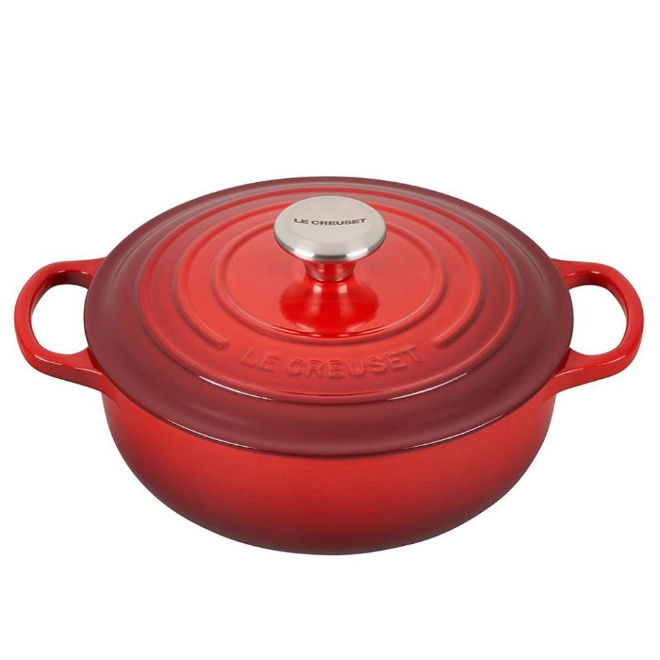 1) Enameled Cast Iron Signature Sauteuse Oven