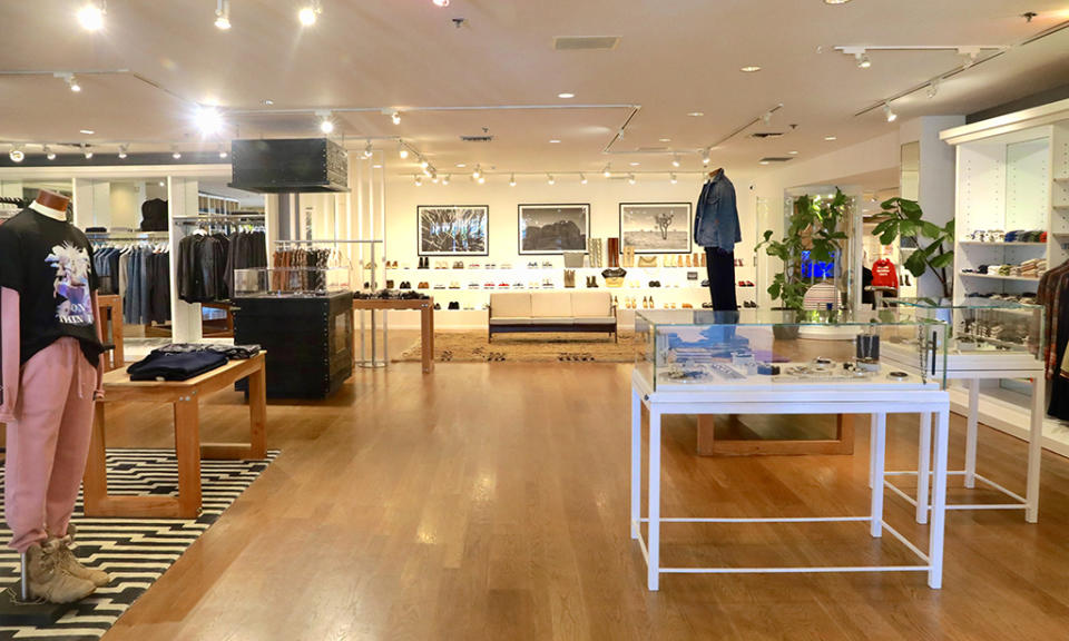 The men’s floor at Ron Herman’s L.A. flagship. - Credit: Courtesy of Ron Herman