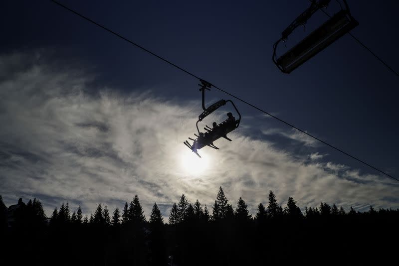 Skiing amid COVID-19 pandemic in Kopaonik