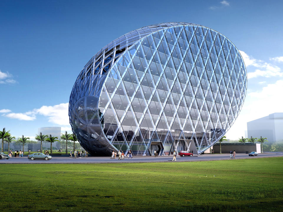 Egg-shaped building coming up in Mumbai