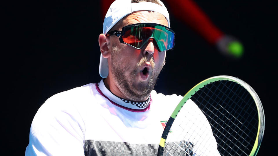 Dylan Alcott has won his fifth straight Australian Open wheelchair quad singles title. Pic: Getty