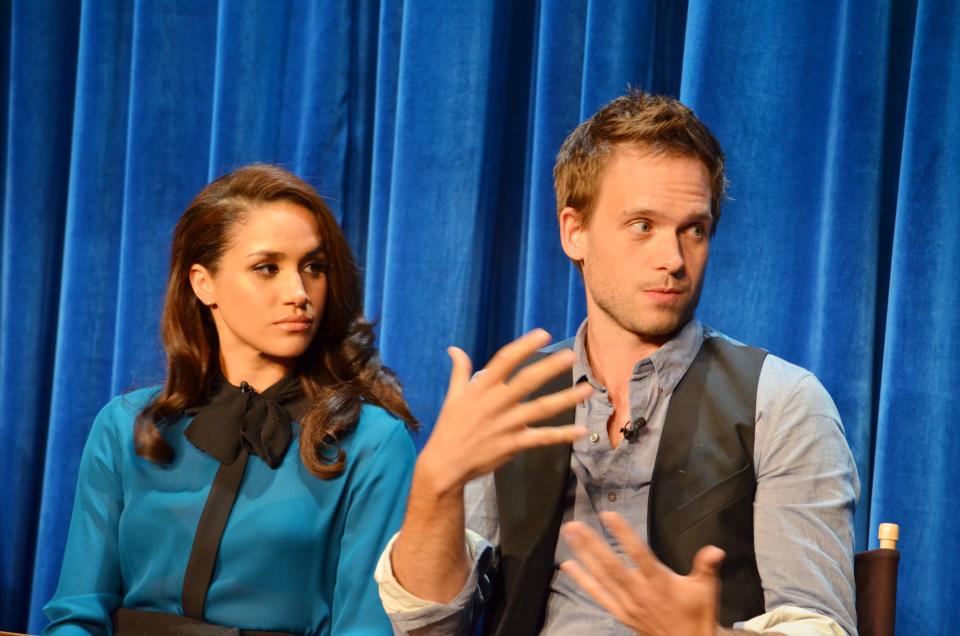 Meghan Markle at a panel for Suits