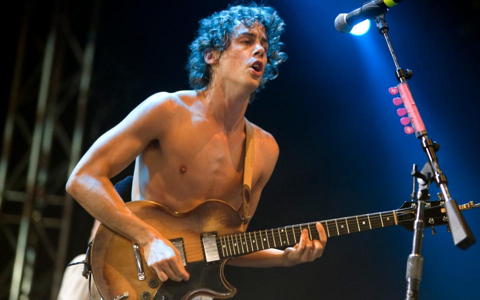 Height of fame: Johnny Borrell and Razorlight in 2006 at Lowlands Festival - Paul Bergen/Redferns