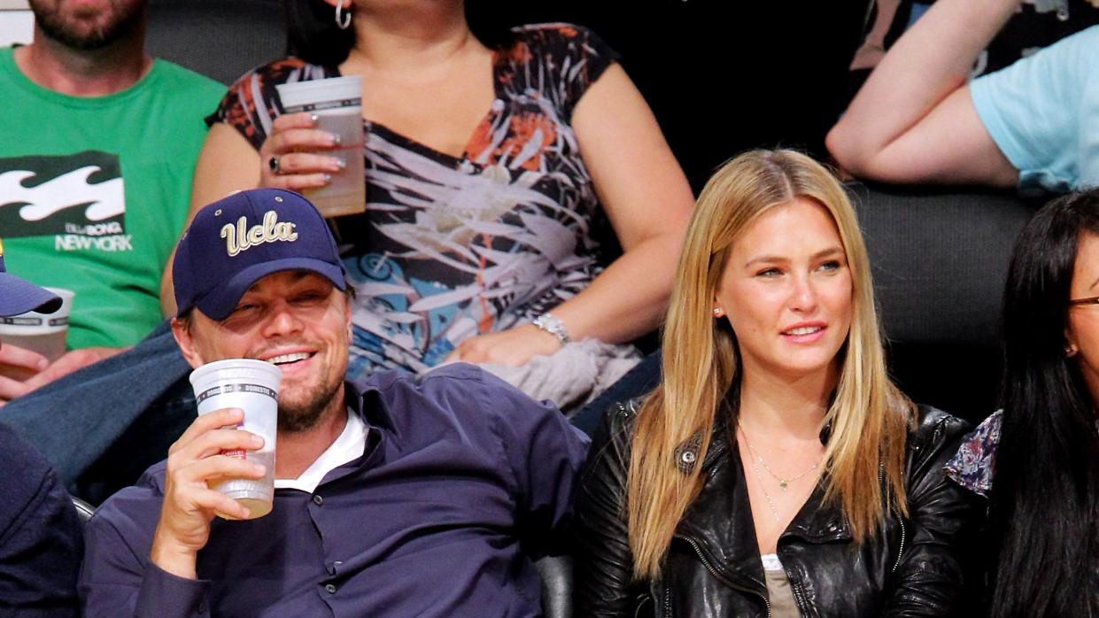 Celebrities At The Lakers Game