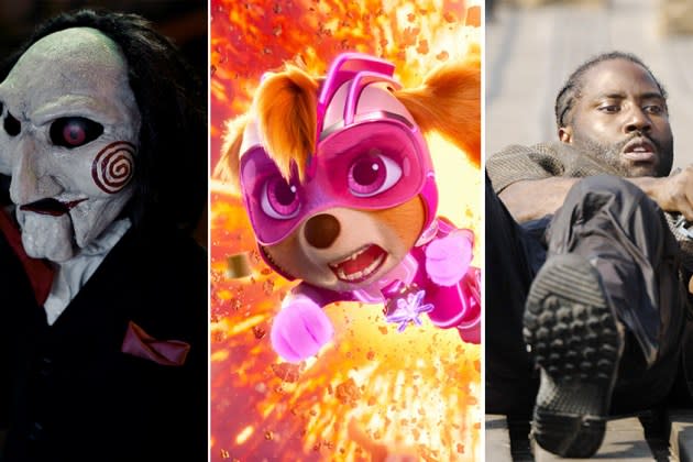 Box Office: 'PAW Patrol' Claws Control as 'Saw' Rolls to Second, 'The  Creator' Tapers in Third