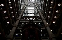 FILE PHOTO: Interior of the Lloyd's of London building is seen in the City of London financial district