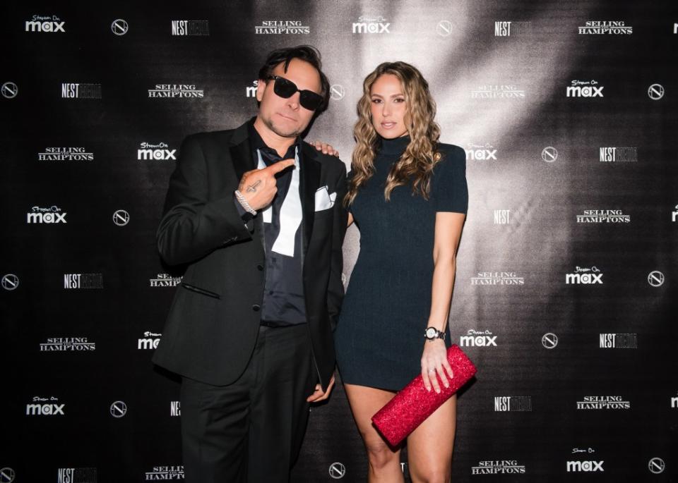 Dylan Eckardt (left) the Montauk-born and bred party boy and former pro-surfer, who has sold Hamptons homes to the likes of celebrities like Rihanna and Post Malone. Madison McGaw/BFA.com