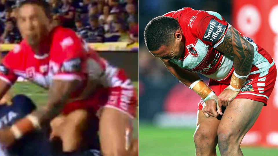 Frizell says it was one of the worst injuries he could imagine. Pic: Fox Sports/Getty