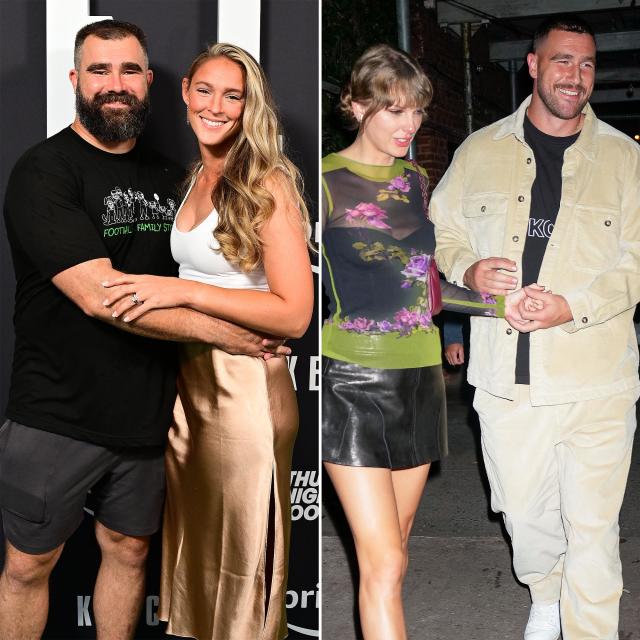 Jason and Kylie Kelce Think 'We Have It Bad' Until Hanging Out With Travis  Kelce and Taylor Swift