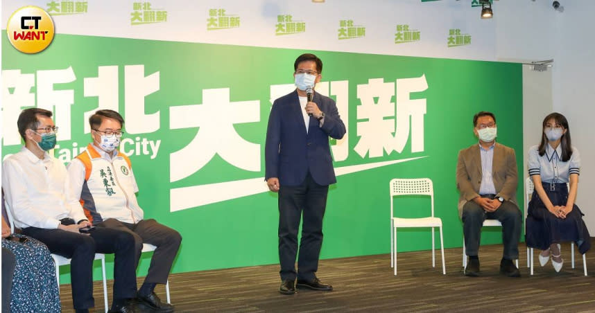 民進黨新北市長參選人林佳龍選戰愛搞大場面，但基層卻感受不到選舉熱情氛圍。 （圖／張文玠攝）