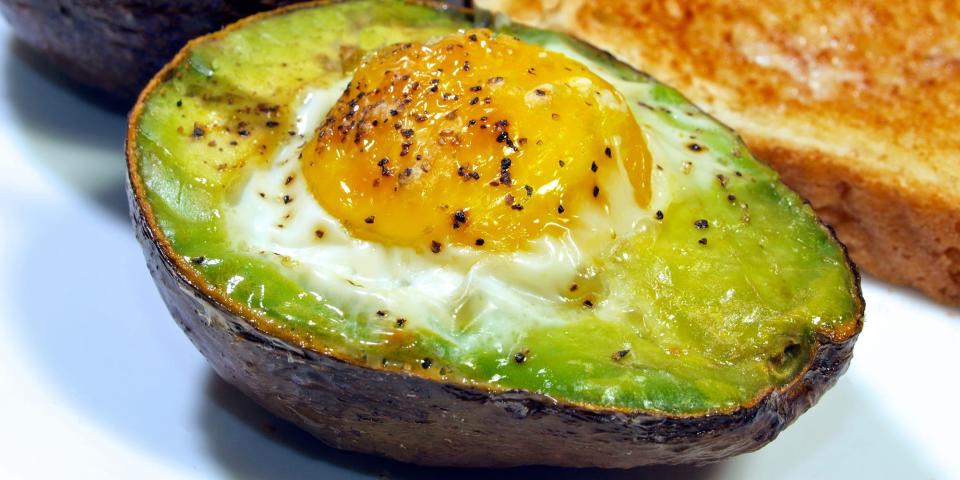 baked avocado egg