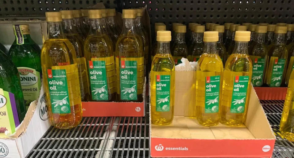 Olive oil prices are on the up in Australia. Source: Yahoo News Australia