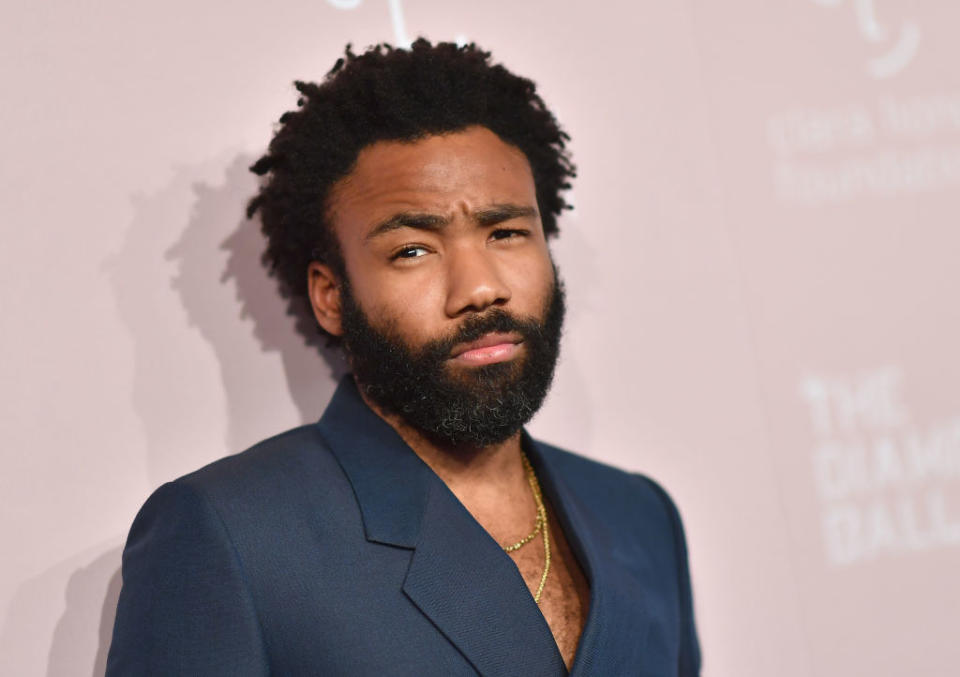 Donald Glover on the red carpet