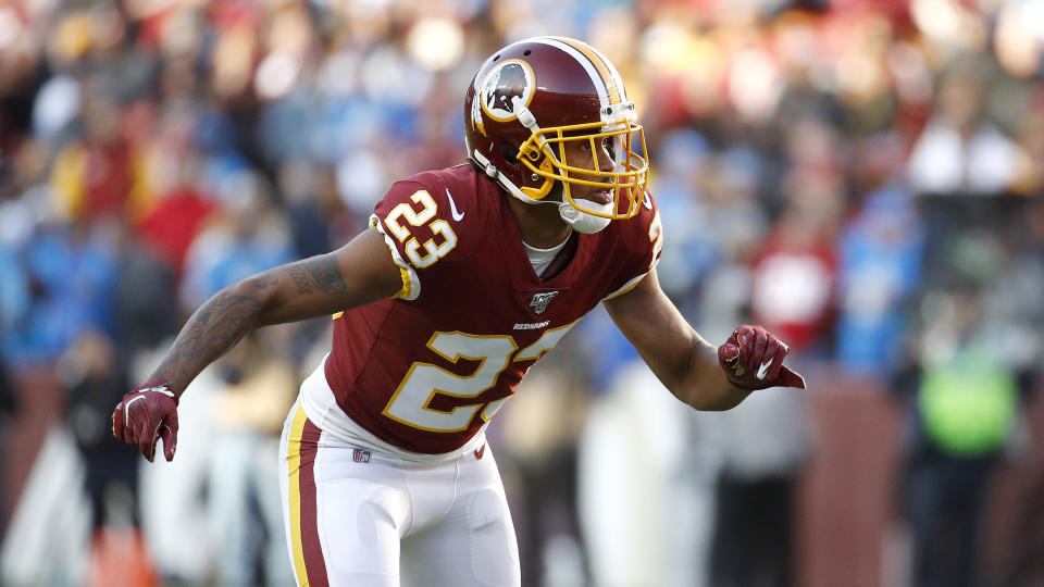 Quinton Dunbar pleaded not guilty to four counts of armed robbery. (AP Photo/Patrick Semansky)