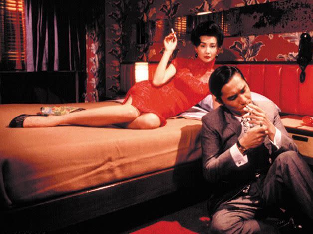 <p><em>In the Mood for Love</em> might just be the sexiest movie ever made where no one has sex. Set in Hong Kong in 1962, a journalist and a secretary living next door to one another develop an attraction while their respective spouses work long hours. When they begin to suspect that their spouses are having an affair together, their relationship grows, making for a poignant, provocative story about fidelity, beauty, and youth.</p><p> <a class="link " href="https://www.amazon.com/Mood-Love-Rakesh-Kukreti/dp/B079RBDM35/?tag=syn-yahoo-20&ascsubtag=%5Bartid%7C10054.g.3524%5Bsrc%7Cyahoo-us" rel="nofollow noopener" target="_blank" data-ylk="slk:Amazon;elm:context_link;itc:0;sec:content-canvas">Amazon</a></p>