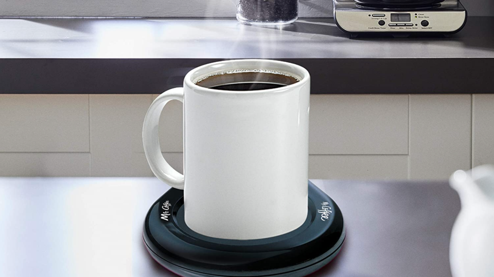 Drink hot tea or coffee at your own leisure with this clever mug warmer.