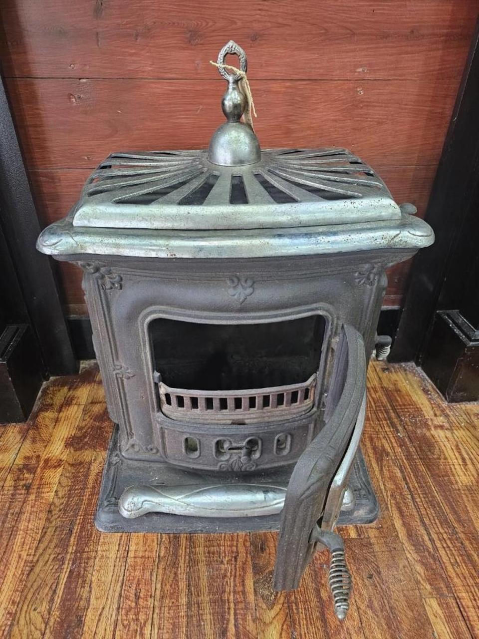 Wood Burning stove at David Howard’s Antique store