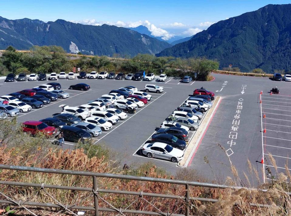 合歡山小風口停車場。(太管處資料照片)