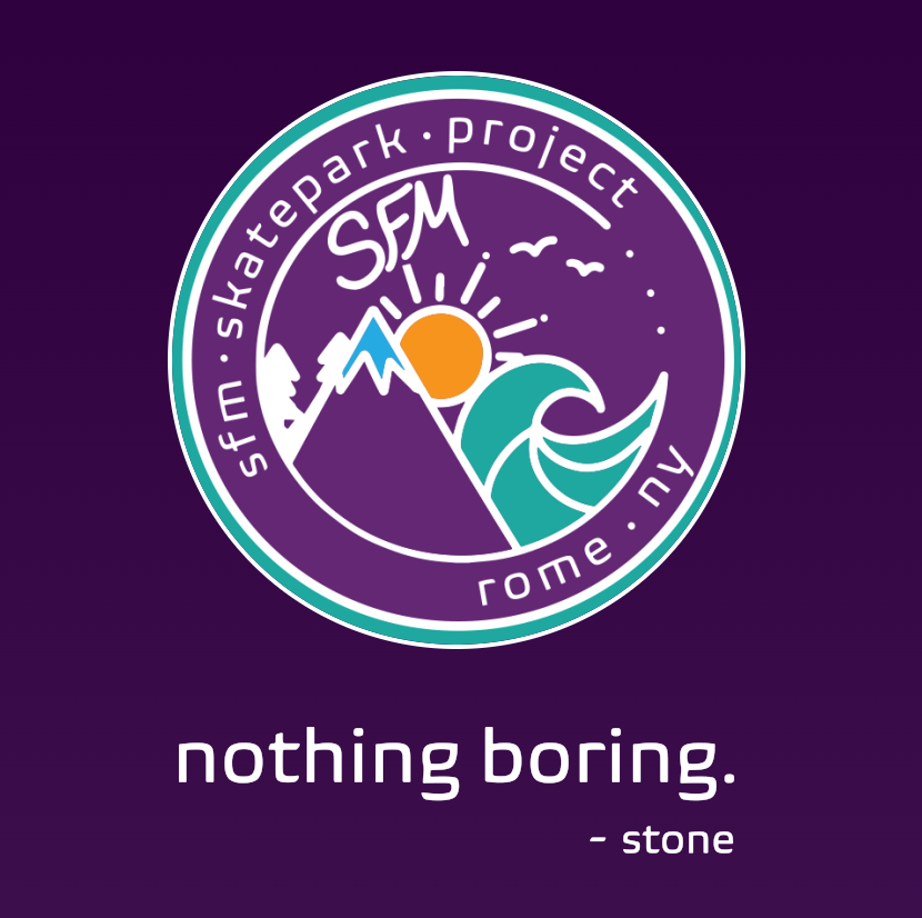 Family-friend Jade Streifert created the SFM website. The logo compliments Stone's favorite color, purple.