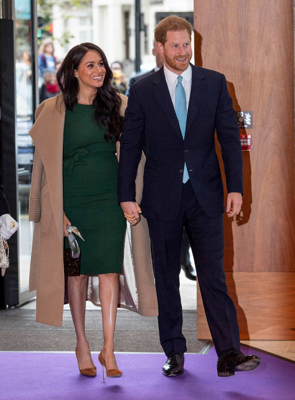 Meghan Markle and Prince Harry attending the WellChild Awards.